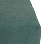Taburet Cube, turcoaz, stofa, 45x38x38 cm - imagine 2