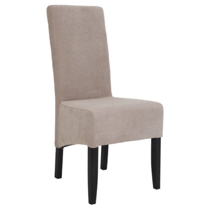 Scaun Iris, stofa, culoare crem, 47x100x60 cm