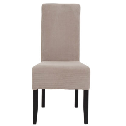 Scaun Iris, stofa, culoare crem, 47x100x60 cm - imagine 3