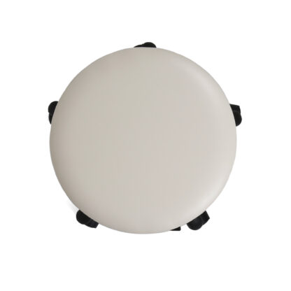 Scaun Labor, crem, imitatie piele, 57x59x59 cm - imagine 3