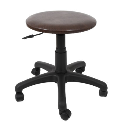 Scaun Labor, maro, imitatie piele, 57x59x59 cm