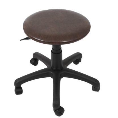 Scaun Labor, maro, imitatie piele, 57x59x59 cm - imagine 2