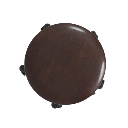Scaun Labor, maro, imitatie piele, 57x59x59 cm - imagine 3