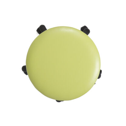 Scaun Labor, verde, imitatie piele, 57x59x59 cm - imagine 2