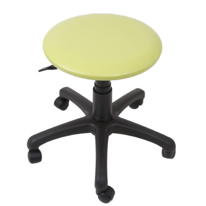 Scaun Labor, verde, imitatie piele, 57x59x59 cm - imagine 3