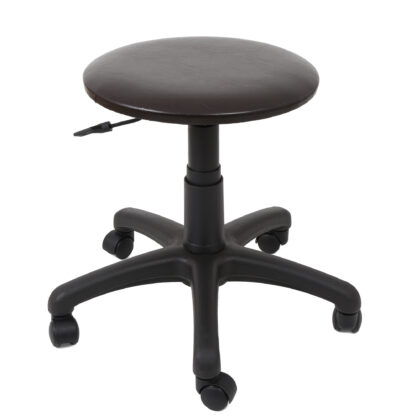 Scaun Labor, wenge, imitatie piele, 57x59x59 cm