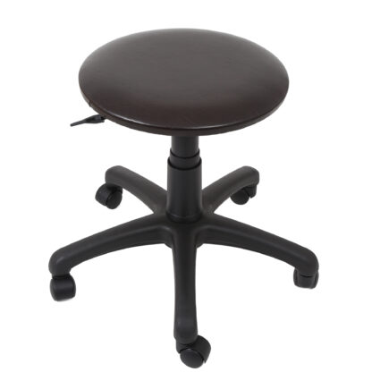 Scaun Labor, wenge, imitatie piele, 57x59x59 cm - imagine 2