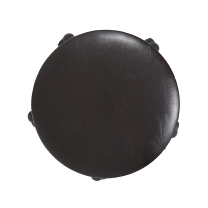Scaun Labor, wenge, imitatie piele, 57x59x59 cm - imagine 3