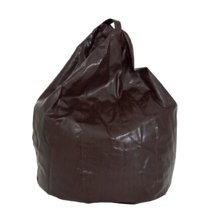 Fotoliu tip para Mara, Big Bean Bag, maro, imitatie piele, 74 cm