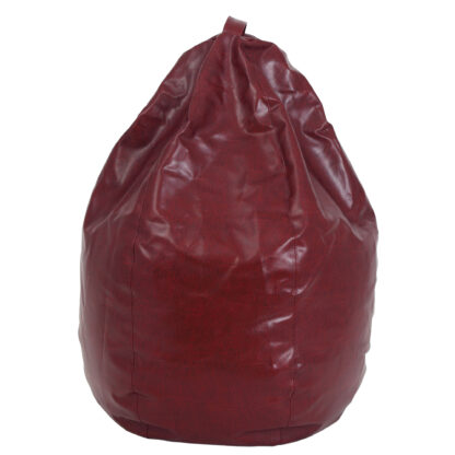 Fotoliu tip para Mara, Big Bean Bag, visiniu, imitatie piele, 74 cm