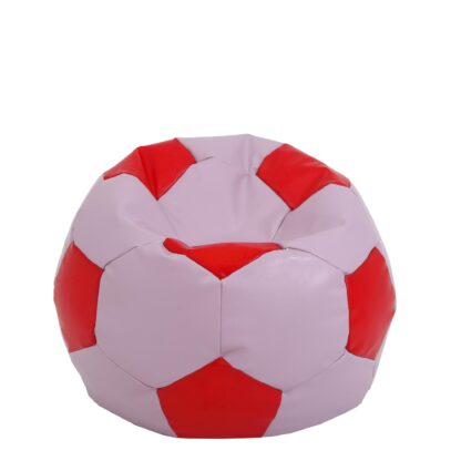 Fotoliu tip minge Baby Ball, Bean Bag, mov-rosu, imitatie piele, 59 cm - imagine 3