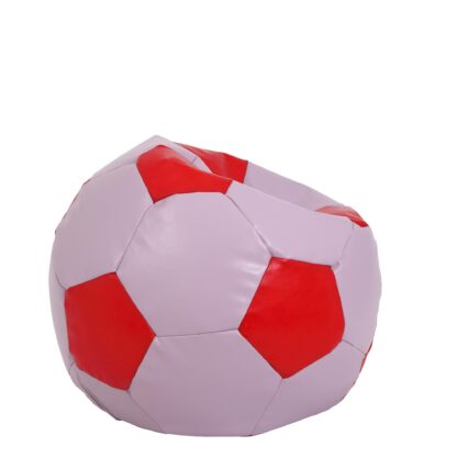 Fotoliu tip minge Baby Ball, Bean Bag, mov-rosu, imitatie piele, 59 cm - imagine 2
