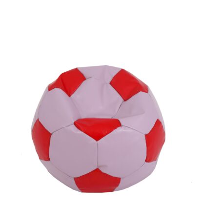 Fotoliu tip minge Baby Ball, Bean Bag, mov-rosu, imitatie piele, 59 cm