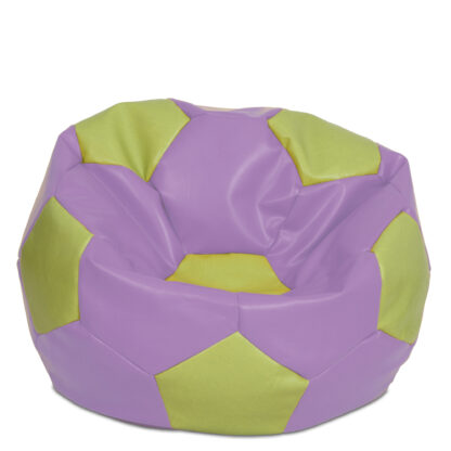 Fotoliu tip minge Mondo Ball, Bean Bag, mov-verde, imitatie piele, 74 cm