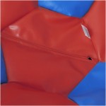 Fotoliu tip minge Mondo Ball, Bean Bag, rosu-albastru, imitatie piele, 74 cm - imagine 4