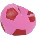 Fotoliu tip minge Mondo Ball, Bean Bag, roz-rosu, imitatie piele, 74 cm - imagine 2