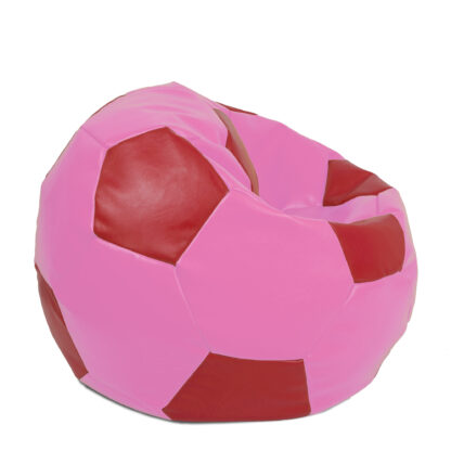 Fotoliu tip minge Mondo Ball, Bean Bag, roz-rosu, imitatie piele, 74 cm - imagine 2