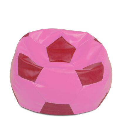 Fotoliu tip minge Mondo Ball, Bean Bag, roz-rosu, imitatie piele, 74 cm