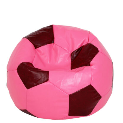 Fotoliu tip minge Mondo Ball, Bean Bag, roz-visiniu, imitatie piele, 74 cm
