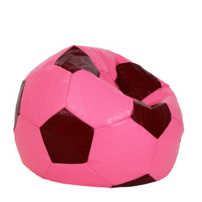 Fotoliu tip minge Mondo Ball, Bean Bag, roz-visiniu, imitatie piele, 74 cm - imagine 3