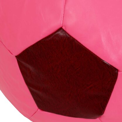 Fotoliu tip minge Mondo Ball, Bean Bag, roz-visiniu, imitatie piele, 74 cm - imagine 2