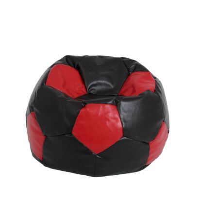 Fotoliu tip minge Mondo Ball, Bean Bag, wenge-rosu, imitatie piele, 74 cm