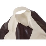 Fotoliu tip para Mara, Big Bean Bag, crem-maro, imitatie piele, 74 cm - imagine 2