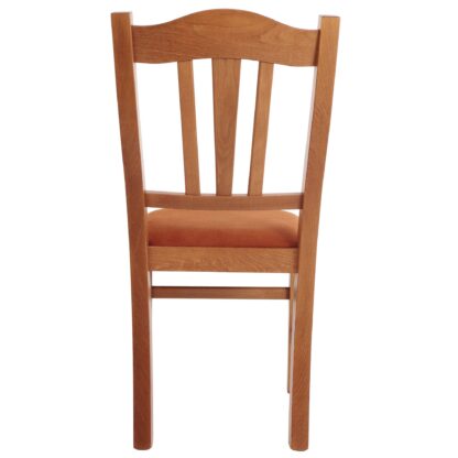 Scaun Silvana, stofa, cadru cires, culoare caramiziu, 44x96x49 cm - imagine 6