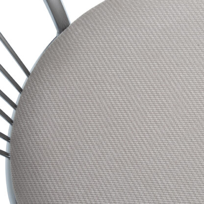 Scaun Vanessa, crem, stofa, cadru cromat, 40x86x48 cm - imagine 5