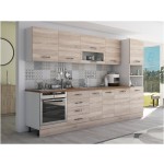Bucatarie Alfa 320, sonoma, blat termic nuc, corp pentru cuptor incorporabil - imagine 4