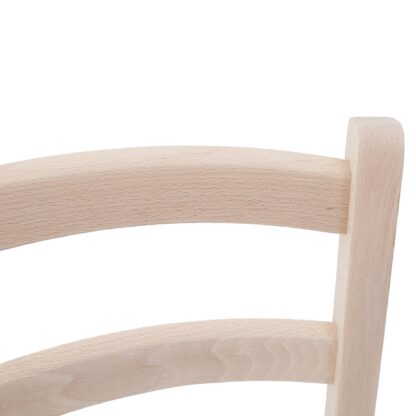 Scaun Paesana, crem 21834, 43x88x45 cm, cadru natur, imitatie piele - imagine 5