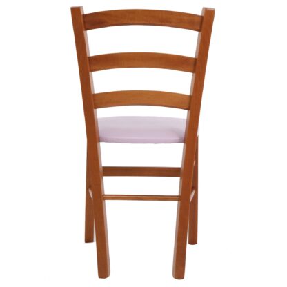 Scaun Paesana, mov 21897, 43x88x45 cm, cadru cires, imitatie piele - imagine 5