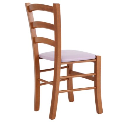 Scaun Paesana, mov 21897, 43x88x45 cm, cadru cires, imitatie piele - imagine 3