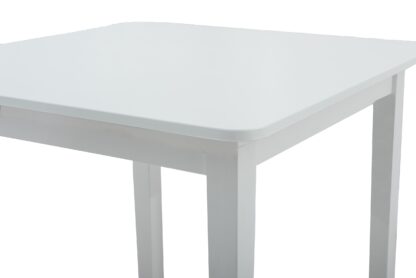 Masa 80x80 cm Derbi, lemn alb, PAL - imagine 3
