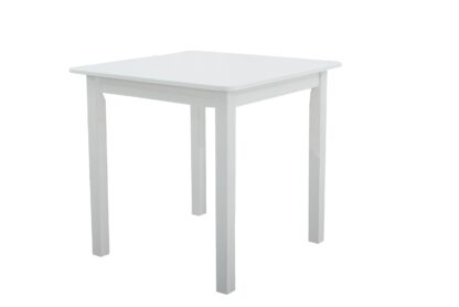 Masa 80x80 cm Derbi, lemn alb, PAL