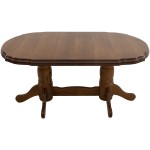 Set masa extensibila Jork 160x200 cm, lemn masiv, culoare nuc, blat din MDF cu 6 scaune tapitate ZIM Standard Walnut, stofa W24 - imagine 8