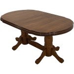 Set masa extensibila Jork 160x200 cm, lemn masiv, culoare nuc, blat din MDF cu 6 scaune tapitate ZIM Standard Walnut, stofa W24 - imagine 7