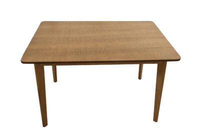 Masa fixa 120 cm Bristol, stejar, lemn masiv din fag si blat din MDF - imagine 2