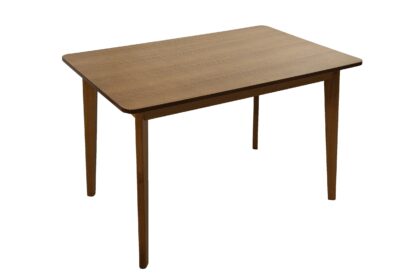 Masa fixa 120 cm Bristol, stejar, lemn masiv din fag si blat din MDF