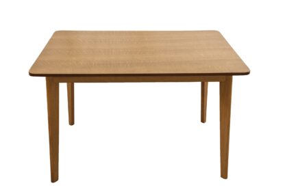 Masa fixa 120 cm Bristol, stejar, lemn masiv din fag si blat din MDF - imagine 5