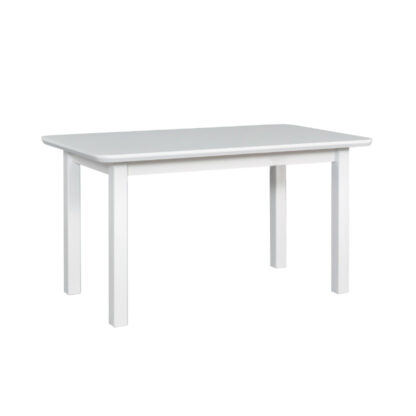 Masa extensibila 140x180 cm MB-13 Venus2S B, alba, lemn masiv de fag si PAL