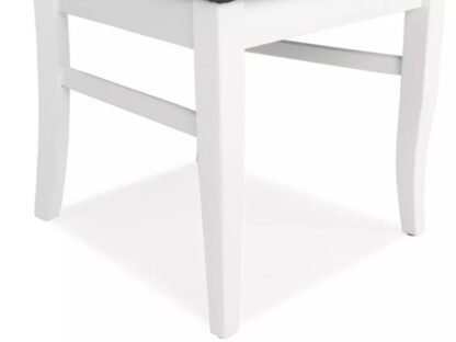 Scaun din lemn masiv de fag tapitat cu stofa S-38 Nilo11 B22 - imagine 2