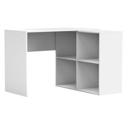 Birou Duo 153x76x50 cm, alb - imagine 3