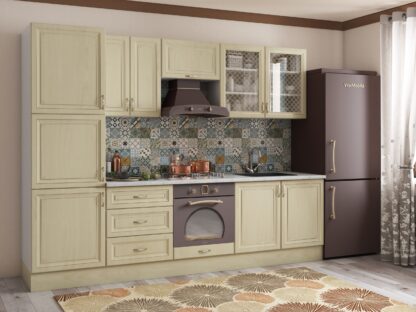 Bucatarie Grand 260, Bej, Fronturi MDF, corp din PAL - imagine 2