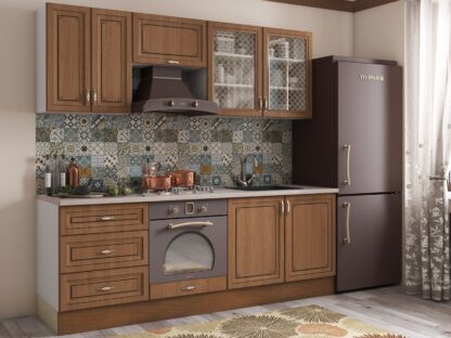 Bucatarie Grand 200, Stejar, Fronturi MDF, corp din PAL - imagine 3