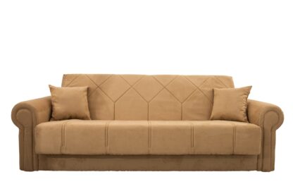 Canapea extensibila Togo, 3 persoane, lemn masiv, 236x80 cm - imagine 4