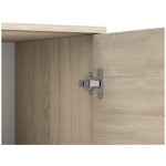 Comoda Mini Stela 1D4S, PAL sonoma, 90x95x45 cm - imagine 16
