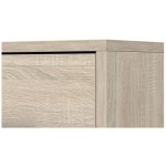 Comoda Mini Stela 1D4S, PAL sonoma, 90x95x45 cm - imagine 15