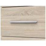 Comoda Mini Stela 1D4S, PAL sonoma, 90x95x45 cm - imagine 14