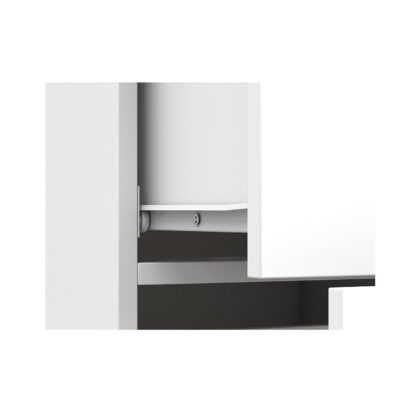Comoda Mini Stela 1D4S, PAL alb, 90x95x45 cm - imagine 13